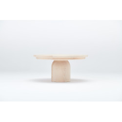 MS108 okrągły stolik z litego drewna, polski design