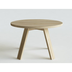 CROSS okrągły stół z litego drewna polski design