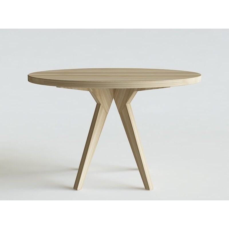 MAK okrągły stół z litego drewna polski design