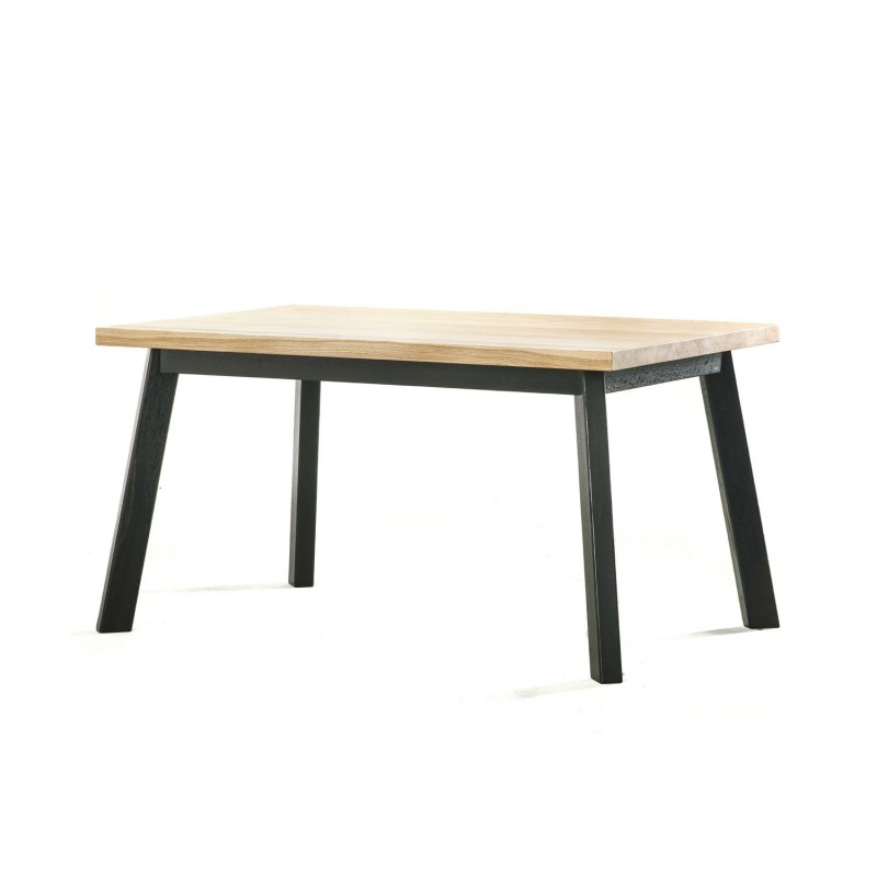 NERO stół z litego drewna dębowego styl skandynawski
