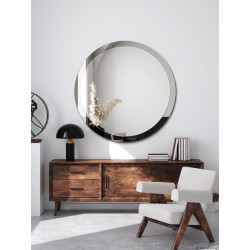 SUNRISE okrągłe lustro w stylu modernistycznym