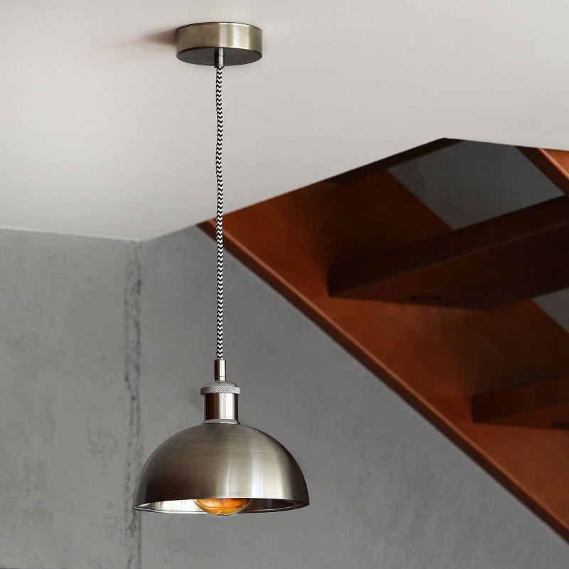 SKUMRING lampa wisząca ze stali, styl loftowy, polski design