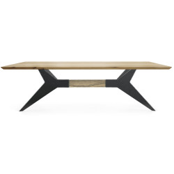 ICEBERG stół z litego drewna w stylu loftowym, polski design