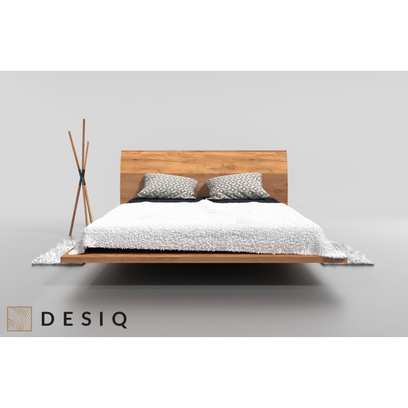 RAY łóżko z litego drewna, polski design