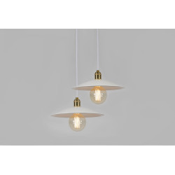 HARRIET BIG z dużym kloszem lampa wisząca w loftowym stylu