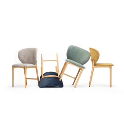 HOYA tapicerowane krzesło w skandynawskim stylu, polski design