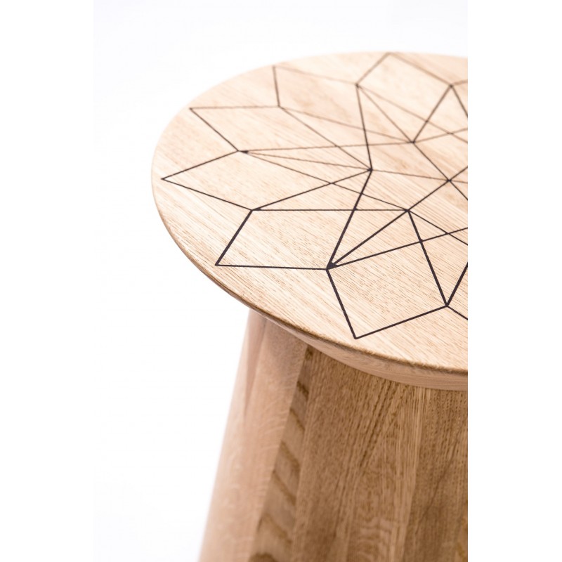 TORES stolik z litego drewna dębowego polski design