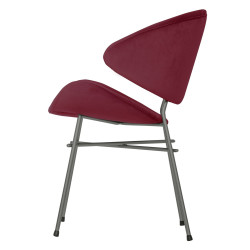 CHERI VELOURS STANDARD designerskie krzesło welurowe