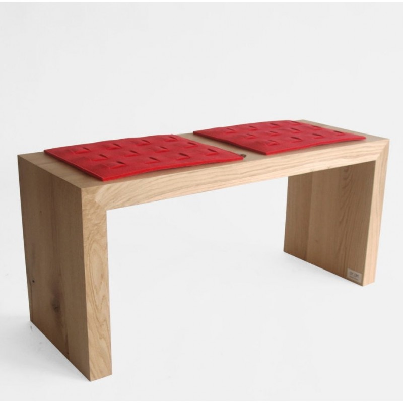 CLASSIC ławka z litego drewna, polski design