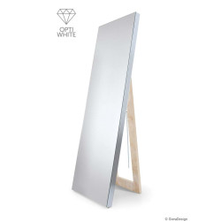 SILVER BLOCK stojące lustro w stylu minimalistycznym
