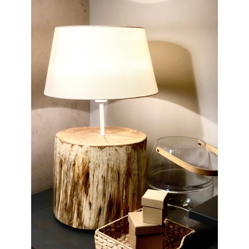 LALAMPA lampa na pniu drzewa, polski design