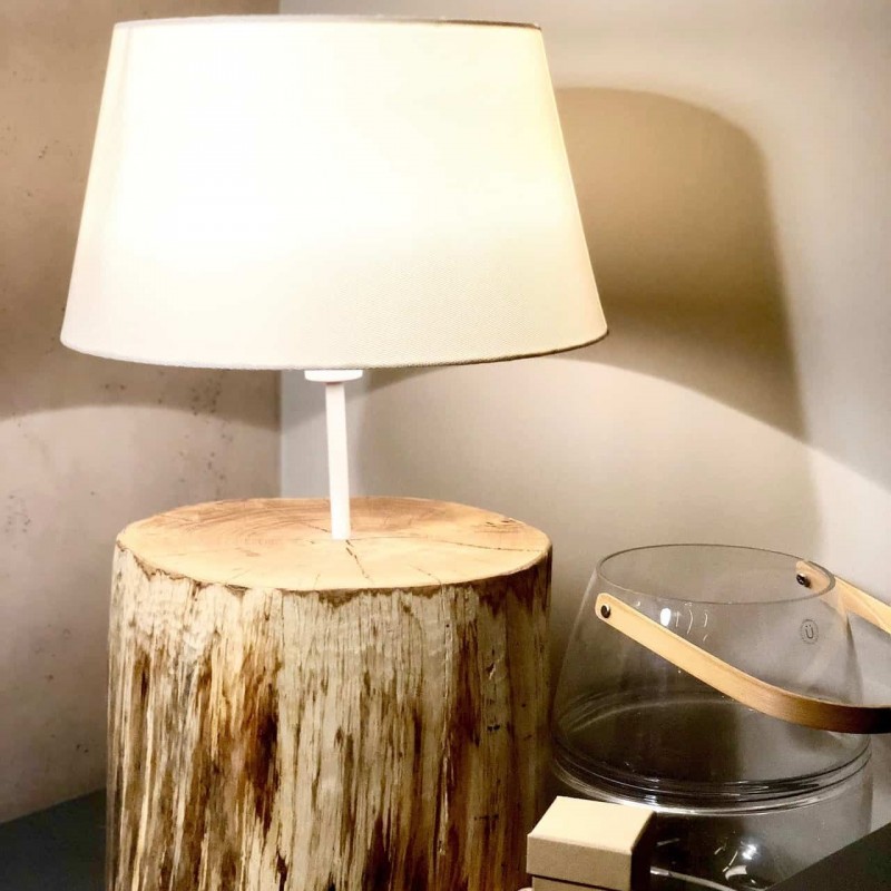 LALAMPA lampa na pniu drzewa, polski design