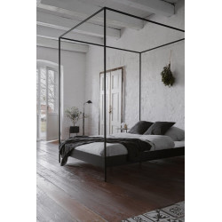 ETON minimalistyczne łóżko w stylu loftowym