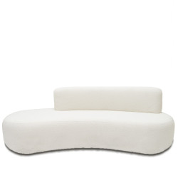 OBJECT050 designerska sofa obita tkaniną Boucle