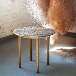 EOL stolik kawowy z ręcznie zdobionym blatem