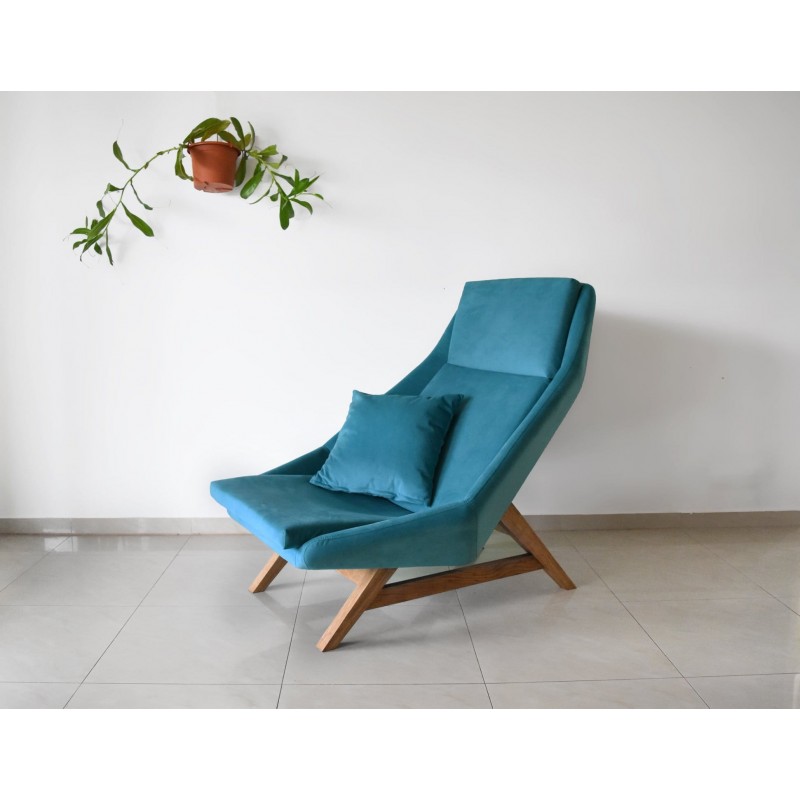 MITO duży fotel w stylu vintage polski design