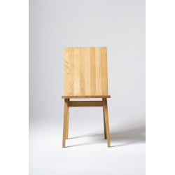 KLIN proste, stabilne krzesło dębowe