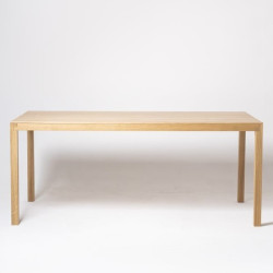 FI 1.61 prosty, dębowy, prostokątny stół w stylu skandynawskim