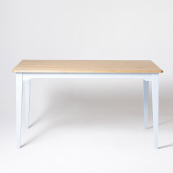 PODLASKI BŁĘKIT dębowy, klasyczny stół w stylu skandynawskim
