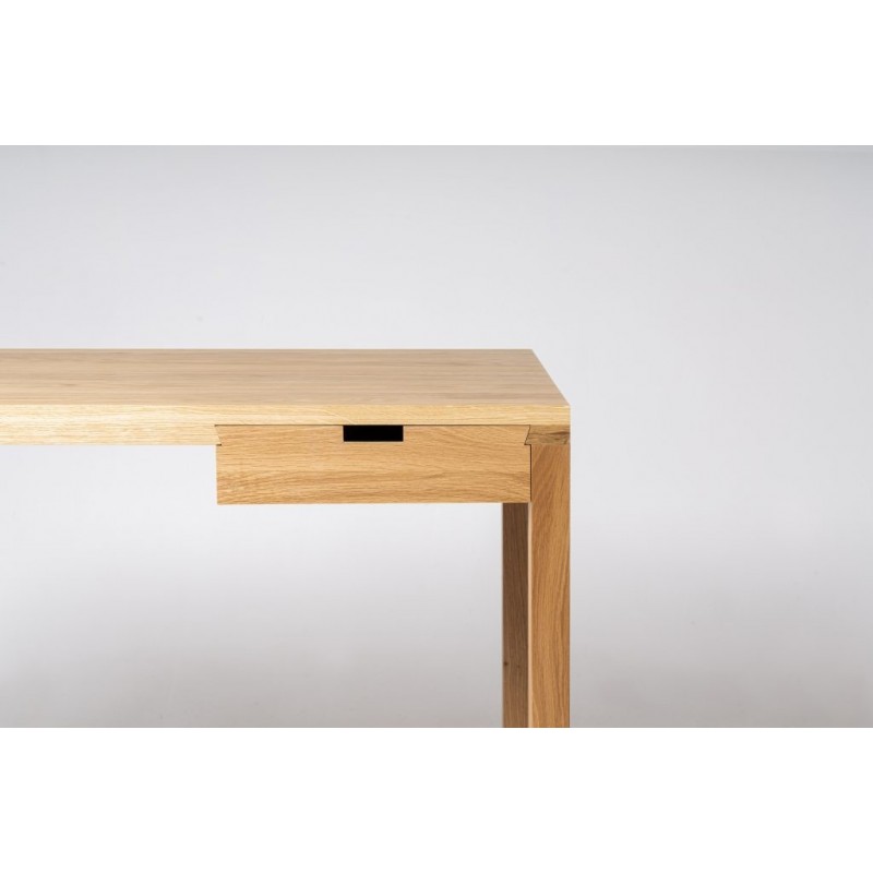 KOSHU drewniane biurko z szufladą inspirowane japońskim stylem