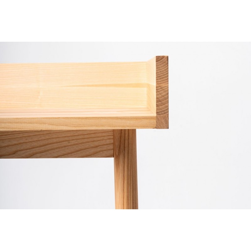 EFTERSOM drewniane, proste biurko w stylu skandynawskim