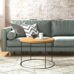 AMSTERDAM minimalistyczny stolik kawowy, styl loftowy