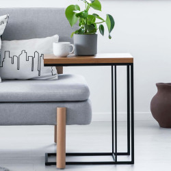FELIX minimalistyczny stolik pomocnik, styl loftowy
