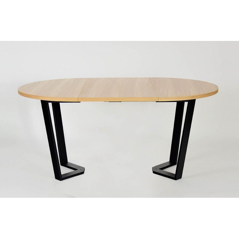 OKRĄGŁY 110 ROZKŁADANY minimalistyczny stół, styl industrialny