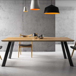 MEZZO ROZKŁADANY minimalistyczny stół, styl industrialny