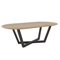 TAVOLO OWALNY minimalistyczny stół, styl industrialny