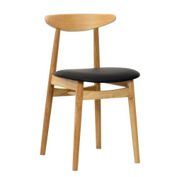 CANVA krzesło drewniane w skandynawskim stylu, polski design