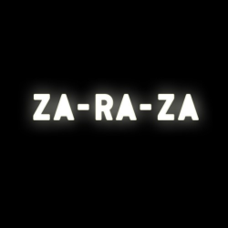 ZA-RA-ZA LEDON świecący napis na ścianę