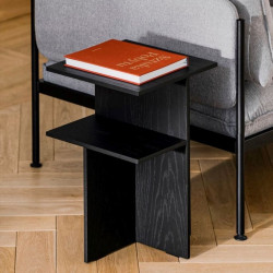 ATIK asymetryczny stolik nocny, pomocniczy w stylu minimalistycznym
