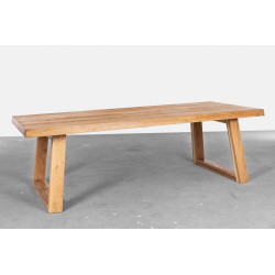 MASS stół z litego drewna dębowego polski design