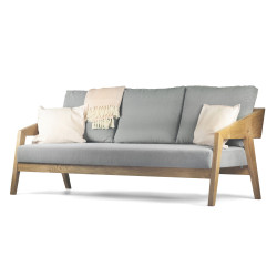 PIKO drewniana sofa w skandynawskim stylu, polski design