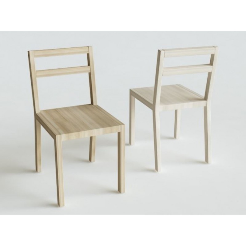 MINIMA 2 krzesło z drewna dębowego, polski design