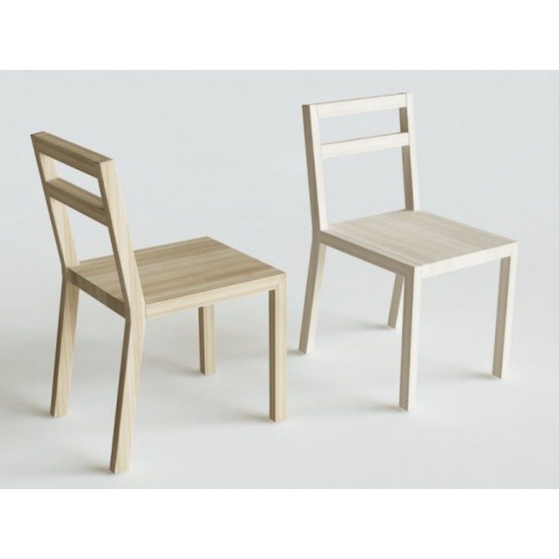 MINIMA 2 krzesło z drewna dębowego, polski design