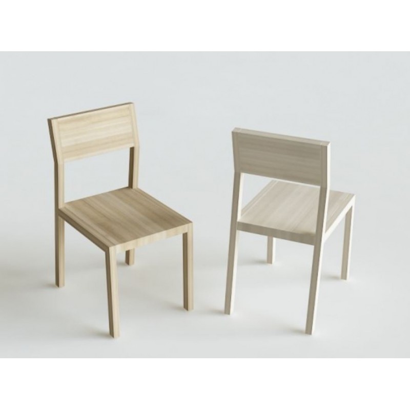 BASE krzesło z drewna dębowego, polski design
