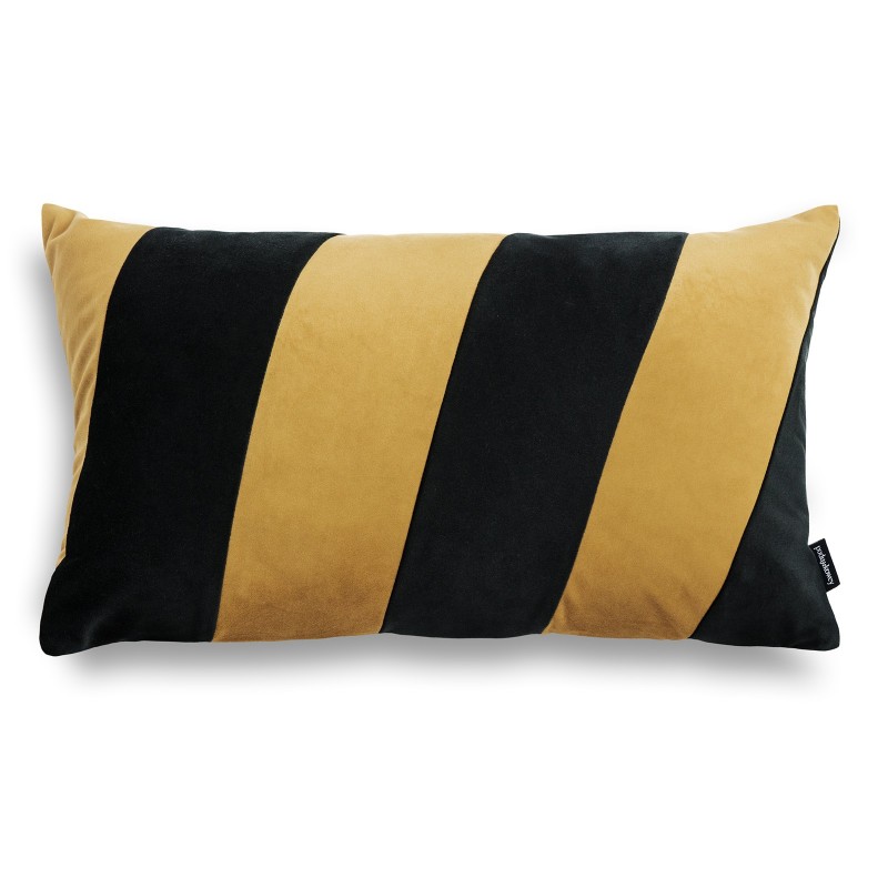 TOUCH+STRIPES czarno-złoty zestaw poduszek dekoracyjnych