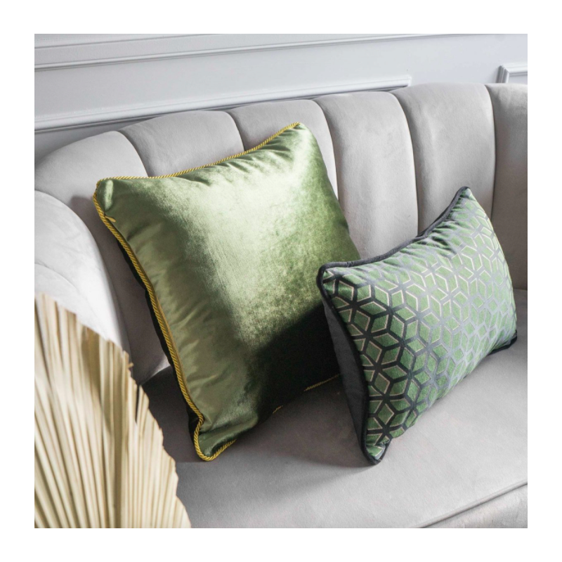 ARTDECO zielony zestaw poduszek dekoracyjnych