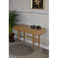 COP LIGHT proste, drewniane biurko w stylu retro, vintage