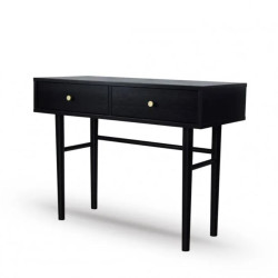 COP BLACK drewniane biurko w stylu retro, vintage
