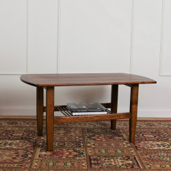 VINTAGE oryginalny, drewniany stolik kawowy w stylu retro