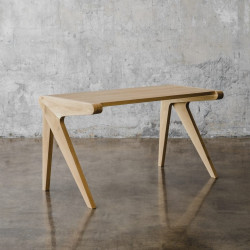 RUSH biurko z litego drewna dębowego, polski design
