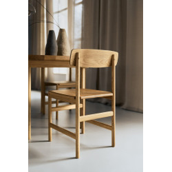 UKI krzesło z litego drewna dębowego, polski design