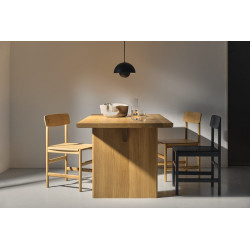DUAL stół z litego drewna dębowego, polski design