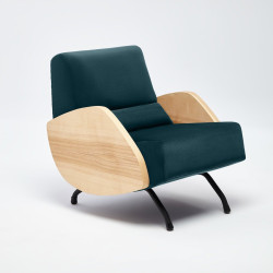 R360 VELVET designerski fotel, ikona polskiego designu