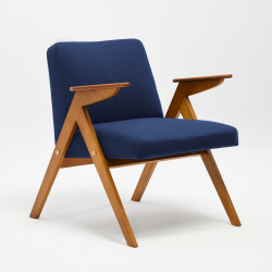 JUNKO designerski, ponadczasowy fotel tapicerowany