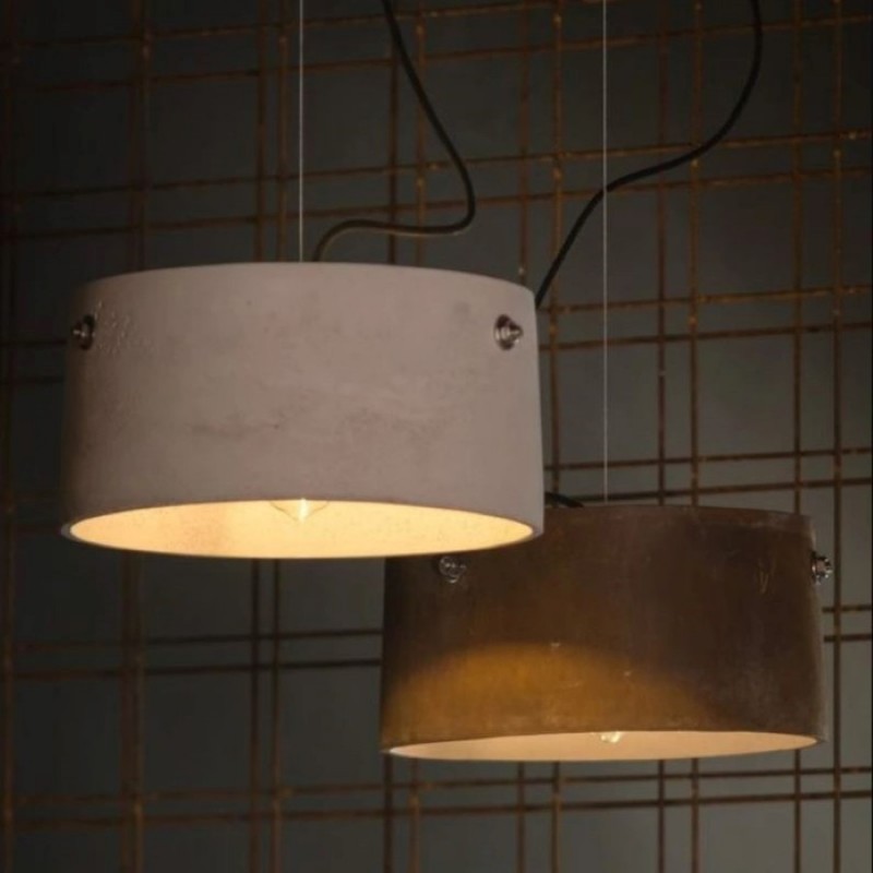 TALMA betonowa lampa wisząca, styl loftowy