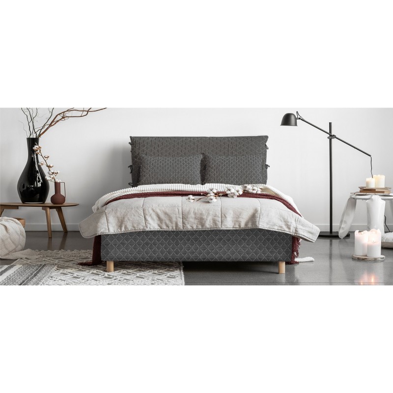 SLEEPY LUNA łóżko tapicerowane w skandynawskim stylu